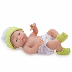 Panenka mini novorozenec - zelená holka