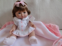 Panenka miminko - holčička bílé oblečen