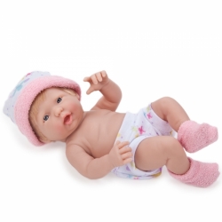 Panenka mini novorozenec - sv. růžová